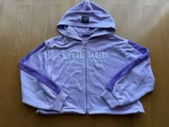 ★by LOVEIT★GIRL★ラベンダージッパー付きパーカー★160cm
