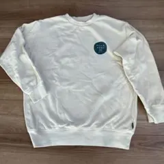 BILLABONG スウェット トレーナー アイボリー Sサイズ