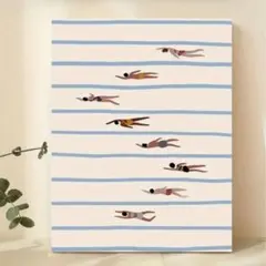 アートポスター　インテリア　リビング　部屋　カフェ　北欧　水泳　ギフト　絵　A3