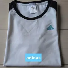 【未使用】adidas 半袖Tシャツ ホワイト/ブラック