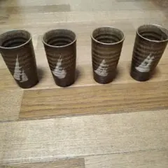 SUNTORY 波模様陶器タンブラー 2個セット