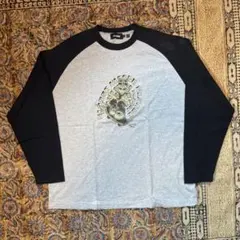 00s XLARGE ラグランスリーブ 長袖ロングTシャツ Lサイズ