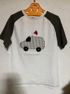 未使用 next ネクスト 車ワッペン ラグラン半袖Tシャツ 120 110のサムネイル