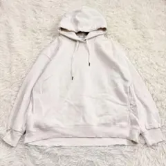 良品✨裏起毛オーバーサイズパーカー L プルオーバー ゆるだぼ ポケット