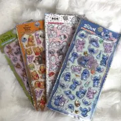 ディズニー　プチドロップステッカー　4種セット