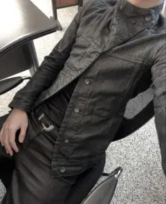 rick owens slave coating leather jacketのサムネイル
