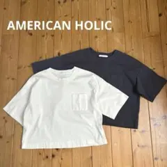 AMERICAN HOLIC Tシャツ 2色セット