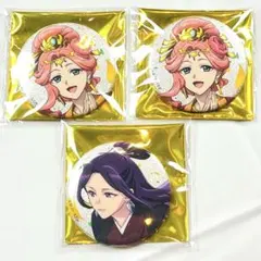 ♡薬屋のひとりごと展　グリッター缶バッチ　阿多妃　玉葉妃