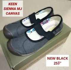 keen キーン　シエナキャンバス　バレエ　25㎝ ウィメンズ ユニーク キャンバス | Black/Birch | KEEN公式オンライン