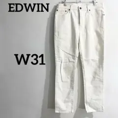 EDWIN エドウィン 503 スリムテーパード 白パン 日本製 W31のサムネイル