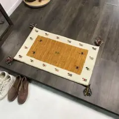 ギャッベ ギャベ 玄関マット 45x75cm 2gowh ⑩
