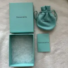 Tiffany & Co. ギフトボックス　アクセサリー入れの巾着袋・空箱のみ