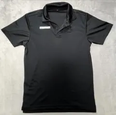 新品未使用 ドライポロシャツ 半袖 黒 S