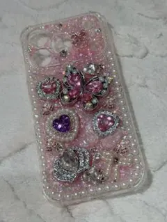 デコiPhone17プロ用ケース ピンク