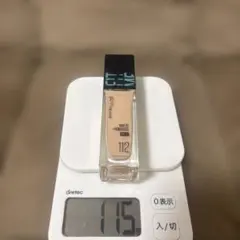 メイベリン フィットミー リキッドファンデーション R 112 残量3,4割ほど