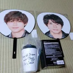 キンプリ　うちわ（永瀬廉、岸優太）　タンブラー