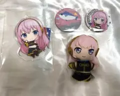 巡音ルカ くじ プロセカ アクリルスタンド 缶バッジ ぷちぬい セット