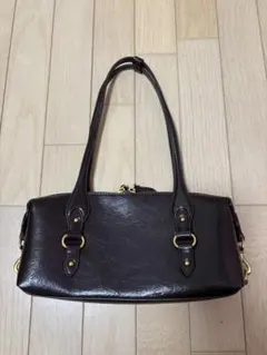 ZARA ショルダーバッグ　ダークブラウン