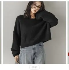 新品未使用　ラジエム　ニット　ぽわん袖