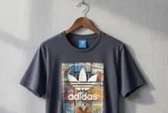 adidas オリジナルス　ネイビー　Tシャツ　半袖