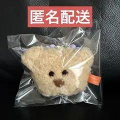 mojojojo ビーズチェーン付きフェイスマスコット　茶　クマ くま