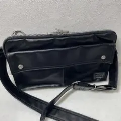 美品】5525gallery×PORTER フリンジ巾着ショルダーバッグ黒 - メルカリ