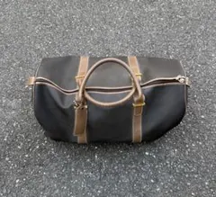 dunhill ダンヒル PVC×レザー ボストンバッグ トラベルバッグ - メルカリ