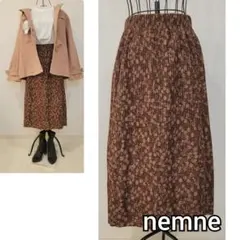 nemne 花柄ギャザースカートのサムネイル