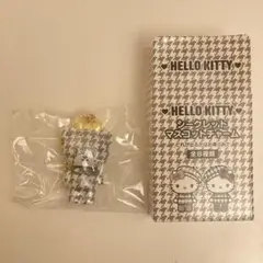 ハローキティ チェック柄マスコットチャーム