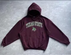 TCX カレッジロゴ TEXAS STATE プルオーバー パーカー フーディー