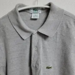 LACOSTE グレー ポロシャツ S
