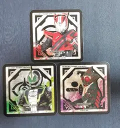 仮面ライダー　コースター　3枚セット