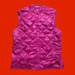 UNIQLO ユニクロ　ウルトラライトダウン　ベスト　ピンク　M 収納袋付き