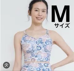 SUKALA】ドローイングフラワーショートタンクトップ LAVA Mサイズ