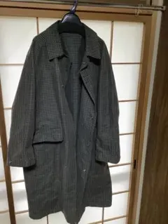 UNIQLO Uステンカラーコート　unisex グレーチェック　XXLのサムネイル