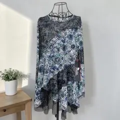新品✨EIKO KONDO エイココンドウTシャツ総柄チュニック 42ブラウスのサムネイル
