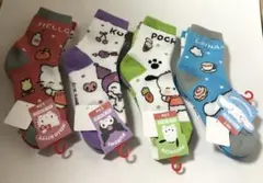 サンリオ　ソックス ４種類　各2足組　 15cm〜20cm