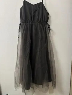 Wcloset チュールキャミワンピース