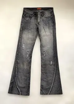 archive K•U•I Painted Bootcut Denim y2k - メルカリ