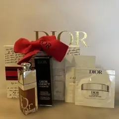 新品 Dior サンプル付きアディクト リップ グロウ オイル 087他ギフト袋