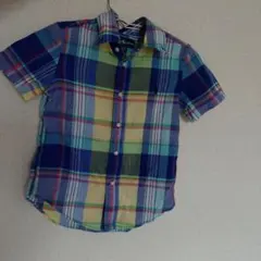 Ralph Lauren 半袖チェックシャツ 4T