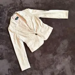 【ketty】襟付きシンプルテーラードジャケット（1）ベージュ ナイロン混