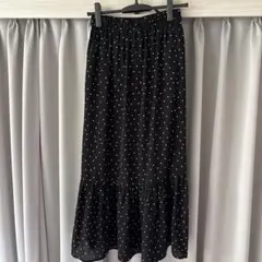 LOWRYS FARMドットロングスカート水玉
