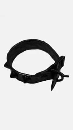 Y2k 00s archive black spike bangle 666のサムネイル