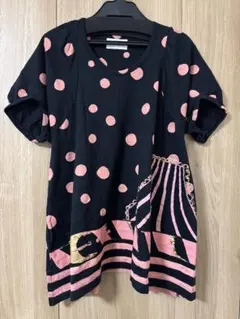 ツモリチサトのドット柄パフスリーブTシャツのサムネイル