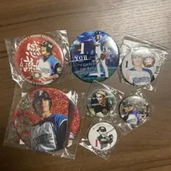 陽岱鋼　缶バッジ　セット　7個　北海道日本ハムファイターズ