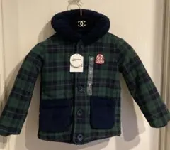 タグ付き✳️新品　mikihouse チェックボアコート110 picnic