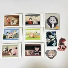スパイファミリー グッズ ぱしゃこれ シール 缶バッジ アーニャ ヨル ロイド