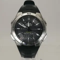 【Casio】wave ceptor 電波ソーラー WVA-470 ブラック
