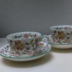 【ミントン】ハドンホール カップ &ソーサー２客